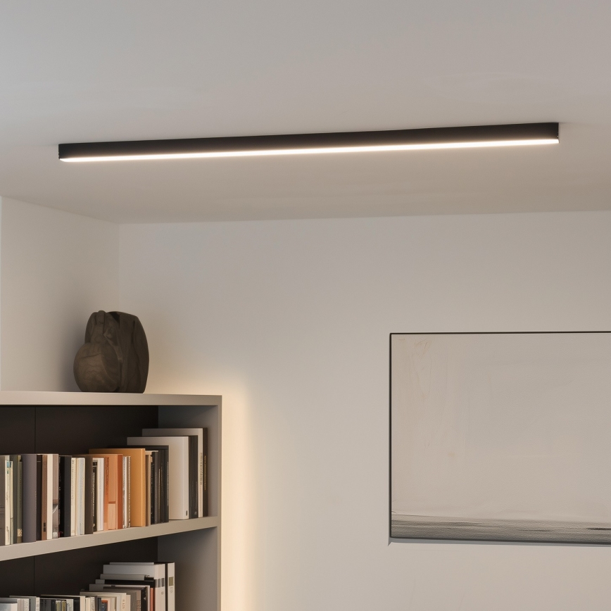 Brilagi - LED stropno nadometno svetilo FULLDAY LED/30/40/50W/230V 2700/4000/6000K 150 cm črna