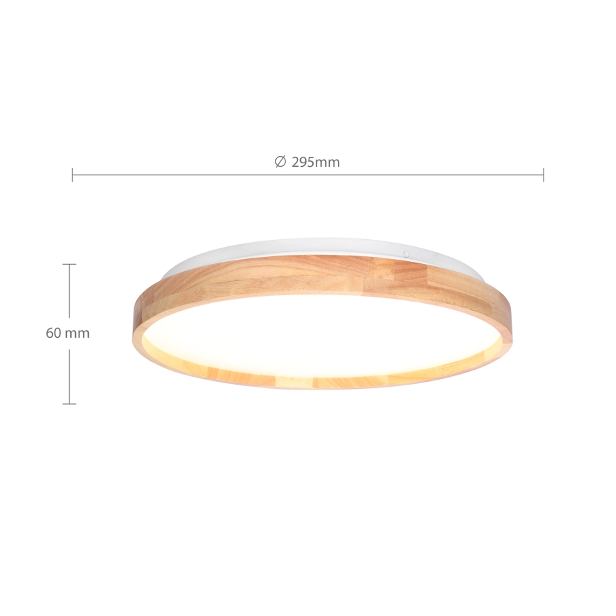 Brilagi - LED Stropna svetilka ALSON LED/24W/230V hrast