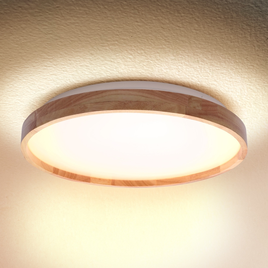 Brilagi - LED stropna svetilka ALSON LED/24W/230V premer 29,5 cm hrast