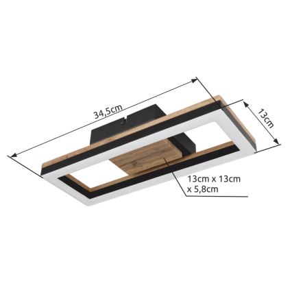 Brilagi - LED stropna svetilka AXIS LED/12W/230V