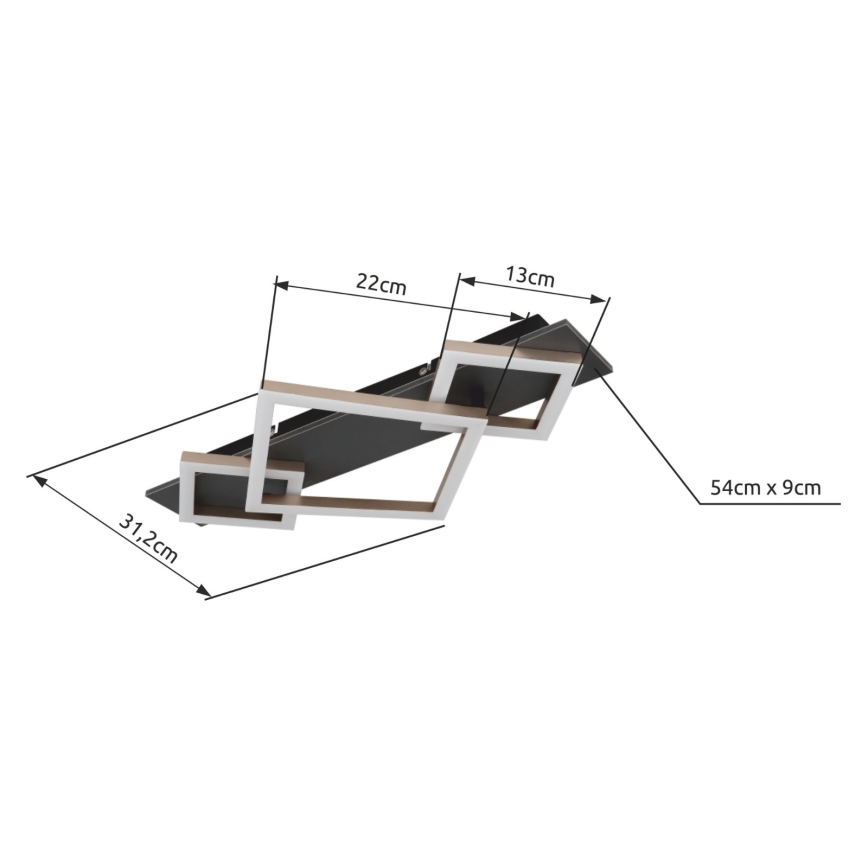 Brilagi - LED stropna svetilka AXIS LED/24W/230V
