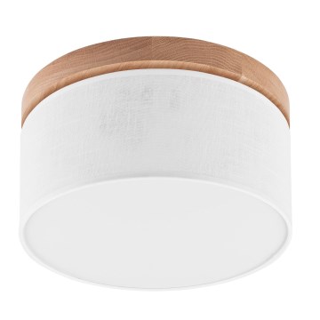 Brilagi - LED Stropna svetilka BELLADONNA 1xE27/15W/230V pr. 30 cm bela/hrast