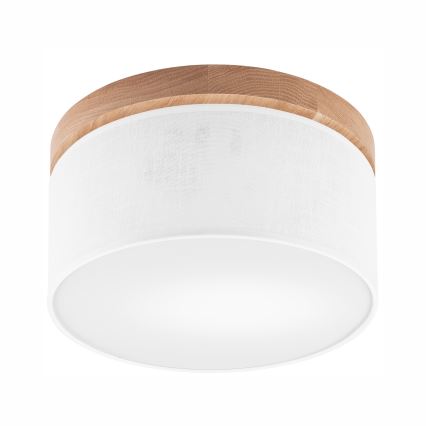 Brilagi - LED Stropna svetilka BELLADONNA 1xE27/15W/230V pr. 30 cm bela/hrast