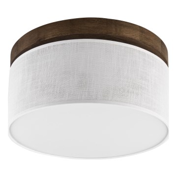Brilagi - LED Stropna svetilka BELLADONNA 1xE27/15W/230V pr. 30 cm bela/hrast oreh