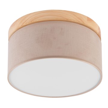 Brilagi - LED Stropna svetilka BELLADONNA 1xE27/15W/230V pr. 30 cm bež/bor