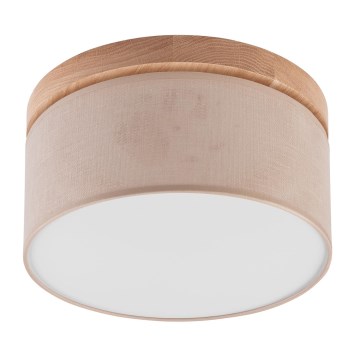 Brilagi - LED Stropna svetilka BELLADONNA 1xE27/15W/230V pr. 30 cm bež/hrast