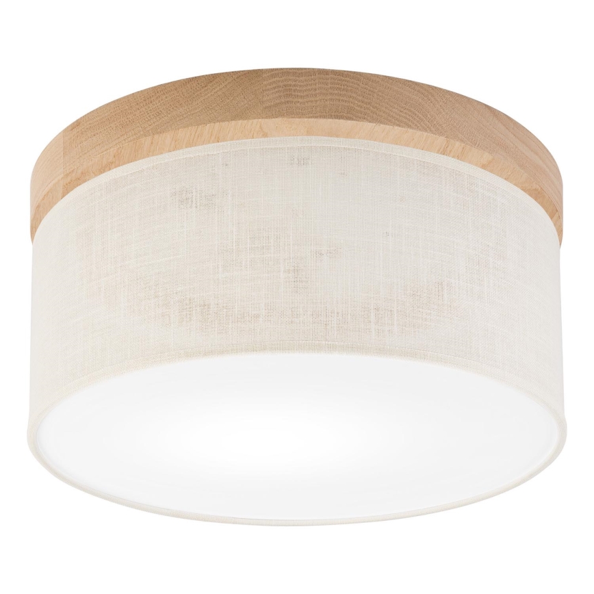 Brilagi - LED Stropna svetilka BELLADONNA 1xE27/15W/230V pr. 30 cm krem barva/hrast