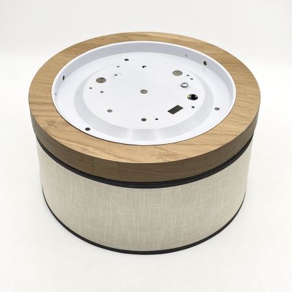 Brilagi - LED Stropna svetilka BELLADONNA 1xE27/15W/230V pr. 30 cm krem barva/hrast