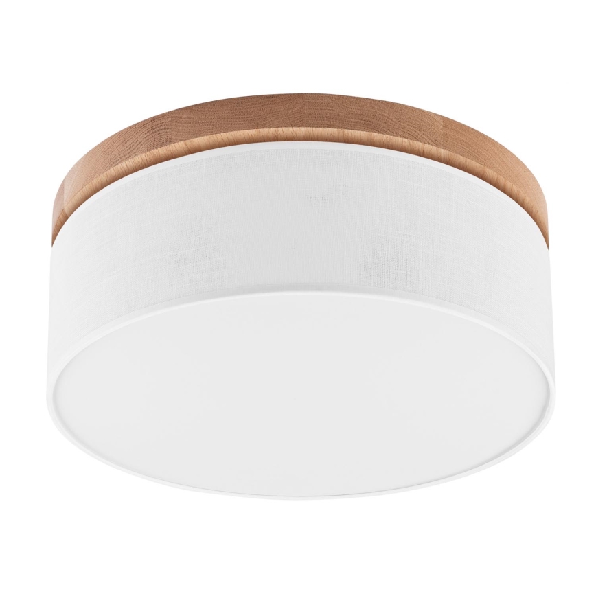 Brilagi - LED Stropna svetilka BELLADONNA 2xE27/15W/230V pr. 40 cm bela/hrast