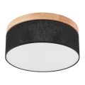 Brilagi - LED Stropna svetilka BELLADONNA 2xE27/15W/230V pr. 40 cm črna/bor