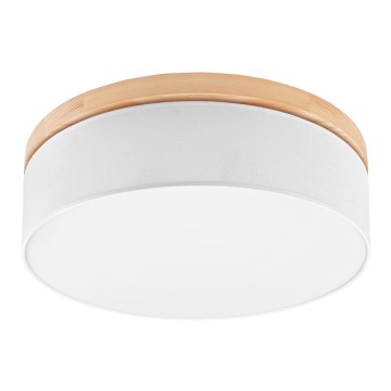Brilagi - LED Stropna svetilka BELLADONNA 3xE27/15W/230V pr. 50 cm bela/bor