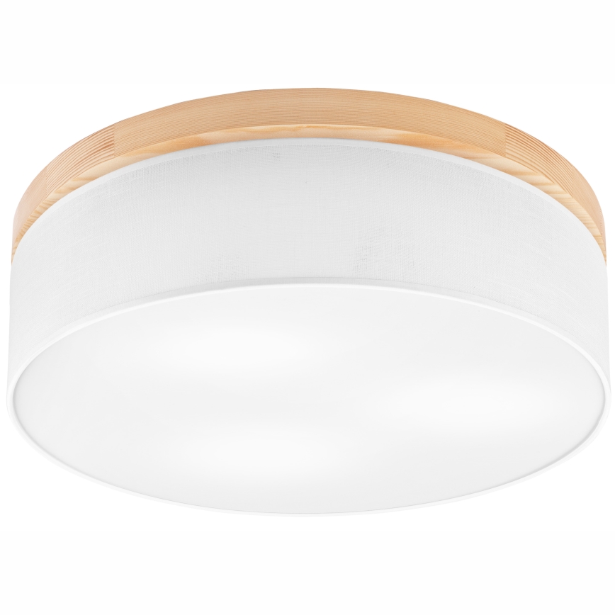 Brilagi - LED Stropna svetilka BELLADONNA 3xE27/15W/230V pr. 50 cm bela/bor
