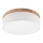 Brilagi - LED Stropna svetilka BELLADONNA 3xE27/15W/230V pr. 50 cm bela/hrast