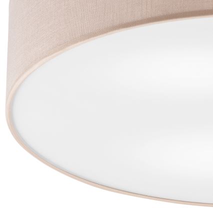 Brilagi - LED Stropna svetilka BELLADONNA 3xE27/15W/230V pr. 50 cm bež/bor
