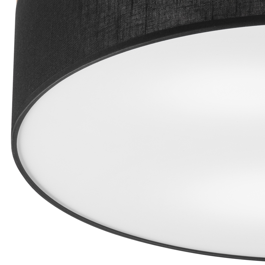 Brilagi - LED Stropna svetilka BELLADONNA 3xE27/15W/230V pr. 50 cm črna/bor