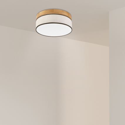 Brilagi - LED Stropna svetilka BELLADONNA LED/20W/230V premer 30 cm krema/hran