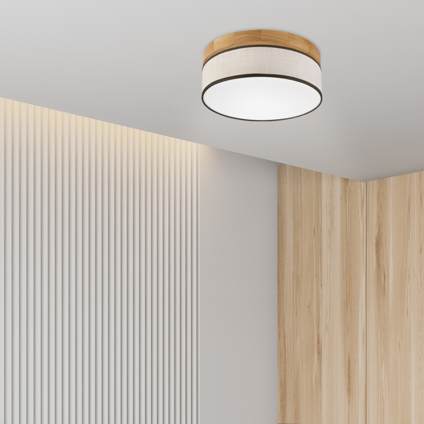 Brilagi - LED Stropna svetilka BELLADONNA LED/20W/230V premer 30 cm krema/hran