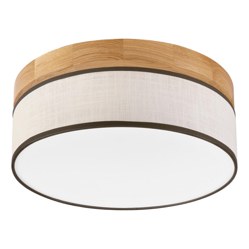 Brilagi - LED stropna svetilka BELLADONNA LED/20W/230V Ø 30 cm kremna/hrast