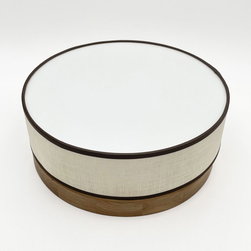 Brilagi - LED stropna svetilka BELLADONNA LED/20W/230V Ø 30 cm kremna/hrast