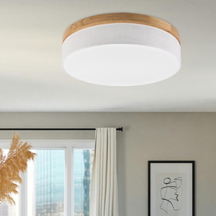 Brilagi - LED Stropna svetilka BELLADONNA LED/36W/230V premer 50 cm bela/jesen