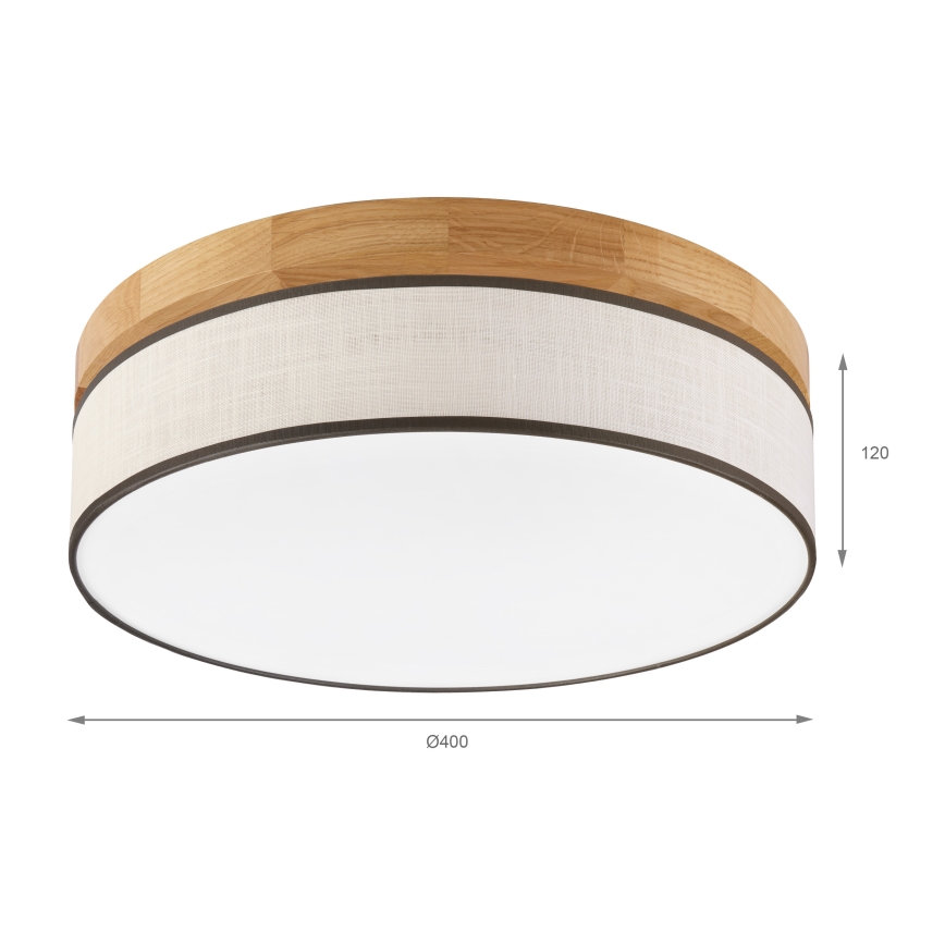Brilagi - LED Stropna svetilka BELLADONNA LED/36W/230V Ø 40 cm krema/hlod