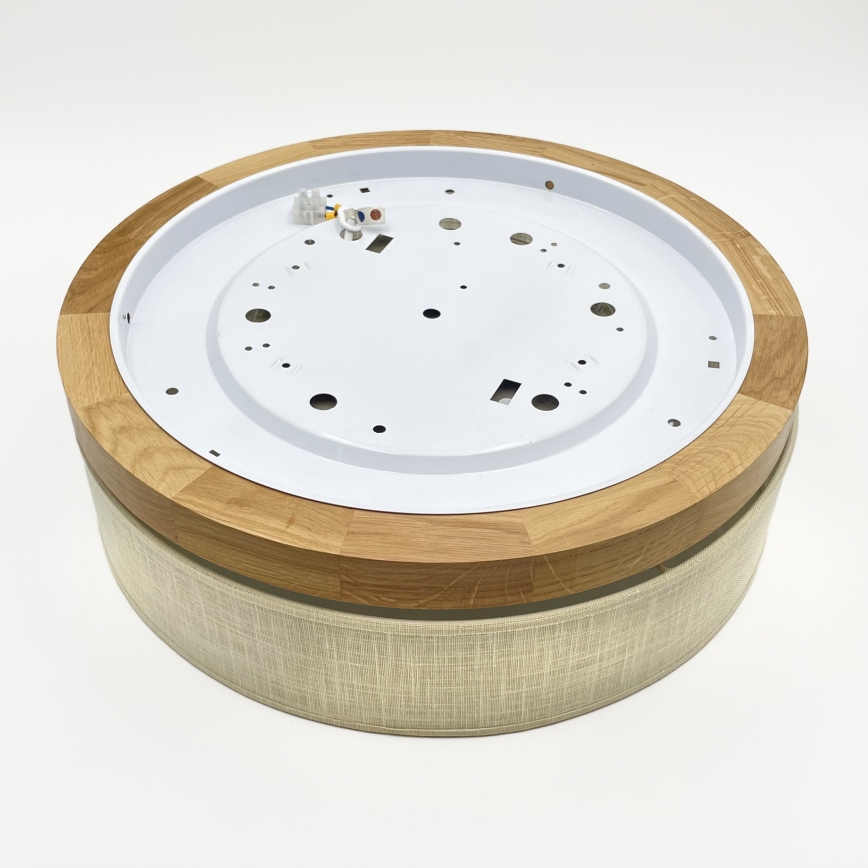 Brilagi - LED stropna svetilka BELLADONNA LED/36W/230V Ø 40 cm kremna/hrast