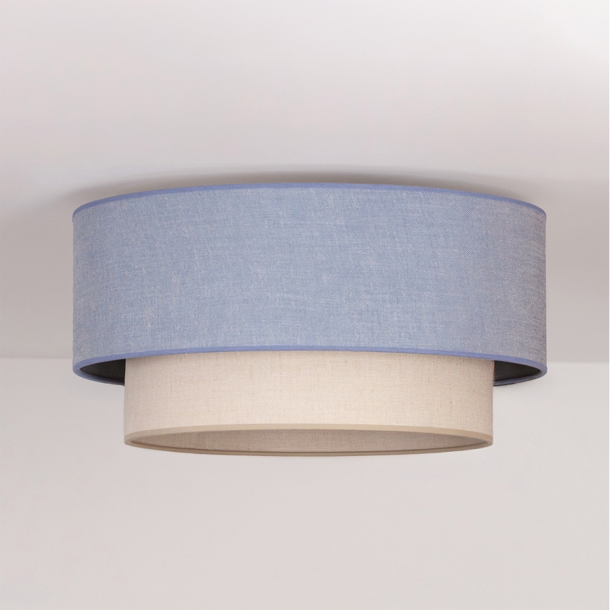 Brilagi - LED stropna svetilka BOHO ECO 1xE27/10W/230V premer 40 cm modra/kremna
