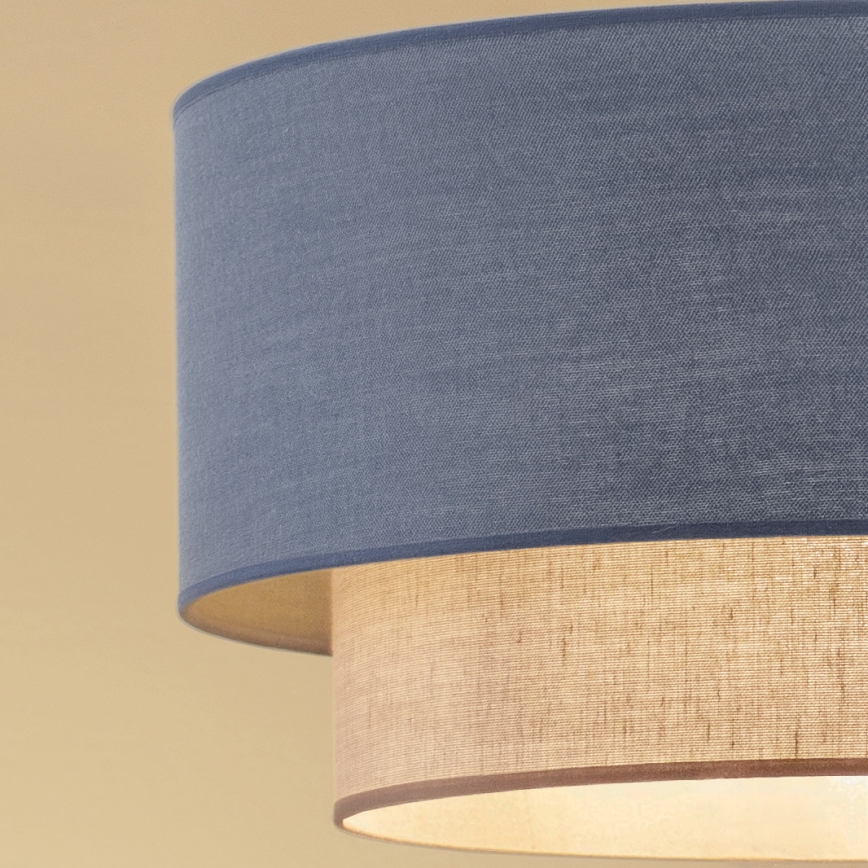 Brilagi - LED stropna svetilka BOHO ECO 1xE27/10W/230V premer 40 cm modra/kremna