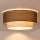 Brilagi - LED stropna svetilka BOHO ECO 1xE27/10W/230V premer 40 cm rjava/kremna