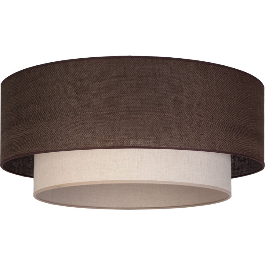 Brilagi - LED stropna svetilka BOHO ECO 1xE27/10W/230V premer 40 cm rjava/kremna