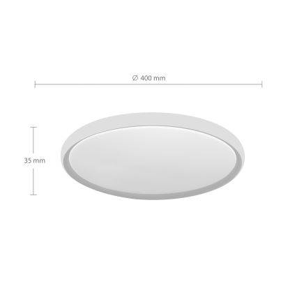 Brilagi - LED stropna svetilka CARLOS LED/24W/230V, premer 40 cm, bela