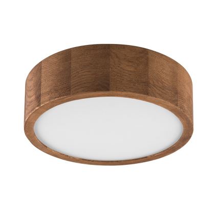 Brilagi - LED stropna svetilka CARVALHO 1xE27/15W/230V hrast/češnja premer 27 cm