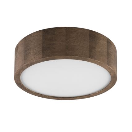 Brilagi - LED stropna svetilka CARVALHO 1xE27/15W/230V hrast/oreh, premer 27 cm