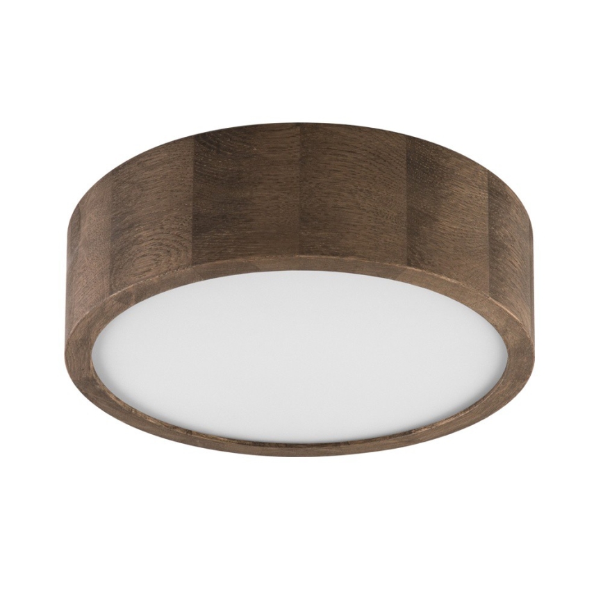 Brilagi - LED stropna svetilka CARVALHO 1xE27/15W/230V hrast/oreh, premer 27 cm