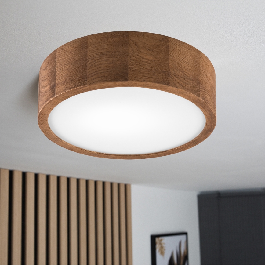 Brilagi - LED Stropna svetilka CARVALHO 1xE27/60W/230V hrast češnja pr. 27 cm