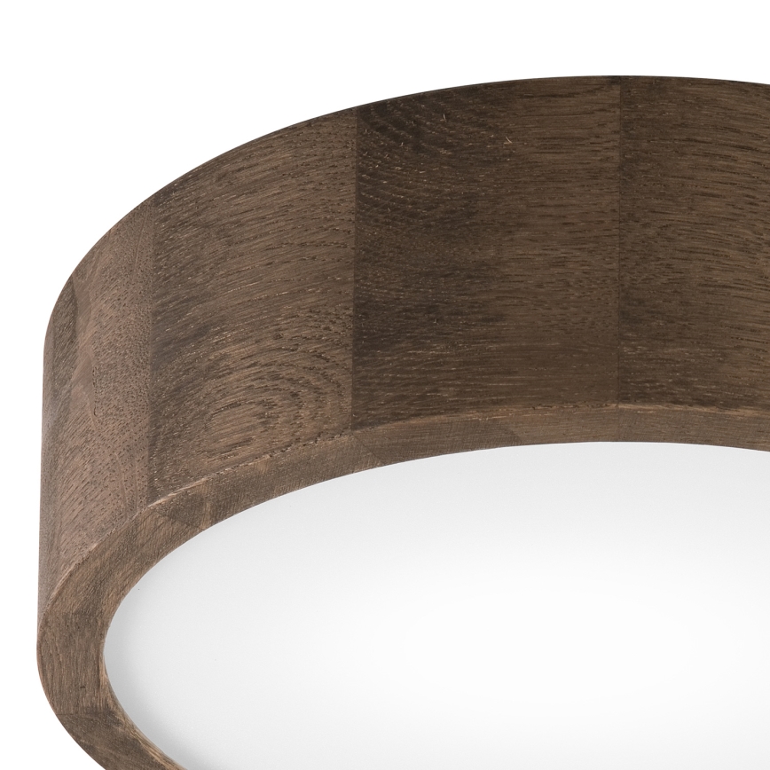 Brilagi - LED Stropna svetilka CARVALHO 1xE27/60W/230V hrast oreh pr. 27 cm