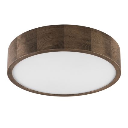 Brilagi - LED stropna svetilka CARVALHO 2xE27/15W/230V hrast/oreh premer 37 cm