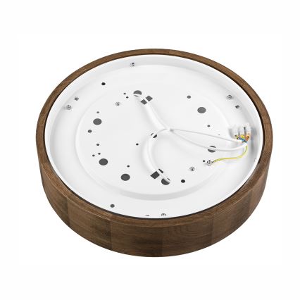 Brilagi - LED Stropna svetilka CARVALHO 2xE27/60W/230V hrast oreh pr. 37 cm