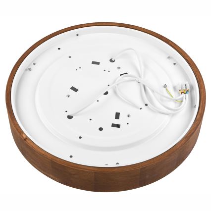 Brilagi - LED stropna svetilka CARVALHO 3xE27/15W/230V, dekor hrast-češnja, premer 47 cm