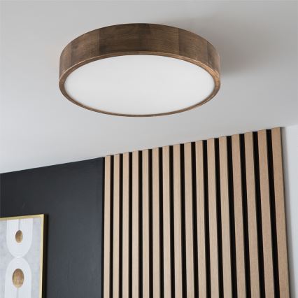 Brilagi - LED Stropna svetilka CARVALHO 3xE27/60W/230V hrast oreh pr. 47 cm