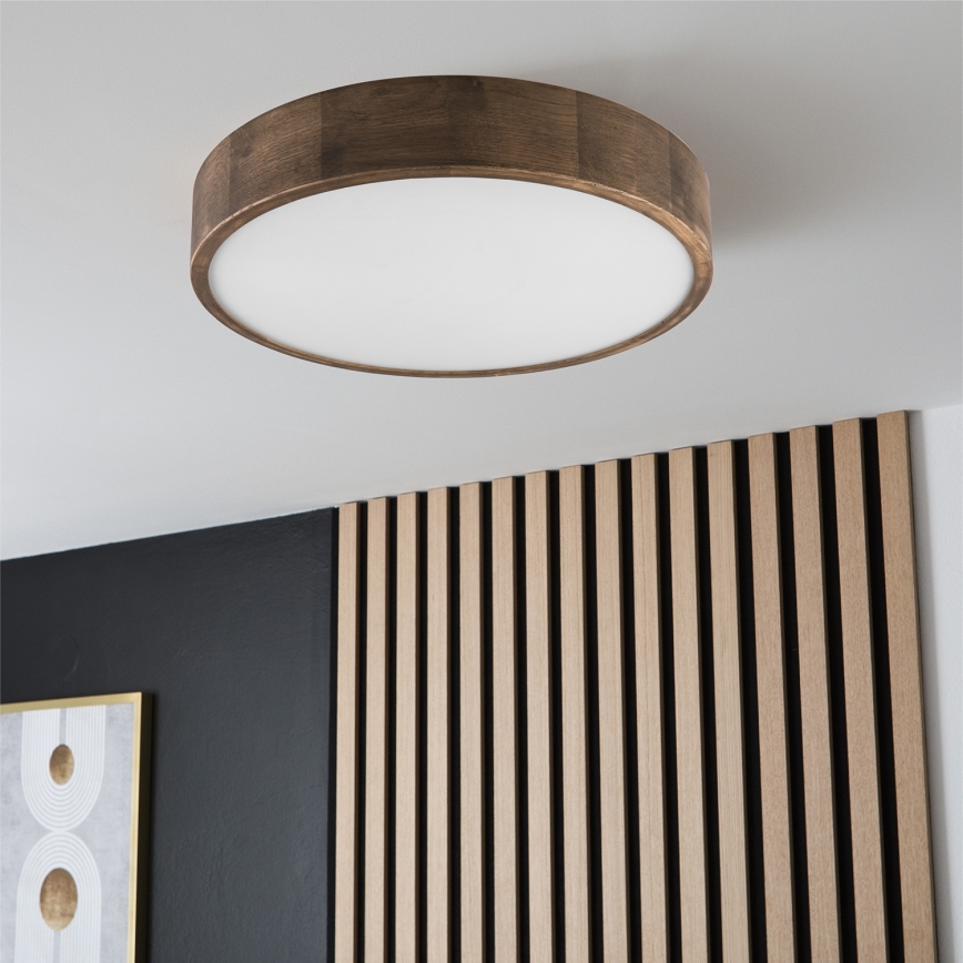 Brilagi - LED Stropna svetilka CARVALHO 3xE27/60W/230V hrast oreh pr. 47 cm