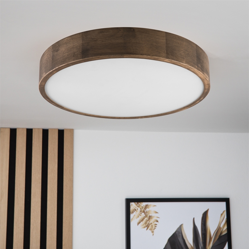 Brilagi - LED Stropna svetilka CARVALHO 3xE27/60W/230V hrast oreh pr. 47 cm