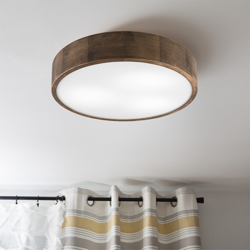 Brilagi - LED Stropna svetilka CARVALHO 3xE27/60W/230V hrast oreh pr. 47 cm