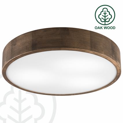 Brilagi - LED Stropna svetilka CARVALHO 3xE27/60W/230V hrast oreh pr. 47 cm
