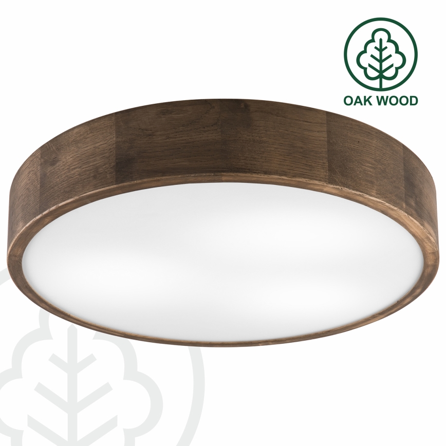 Brilagi - LED Stropna svetilka CARVALHO 3xE27/60W/230V hrast oreh pr. 47 cm