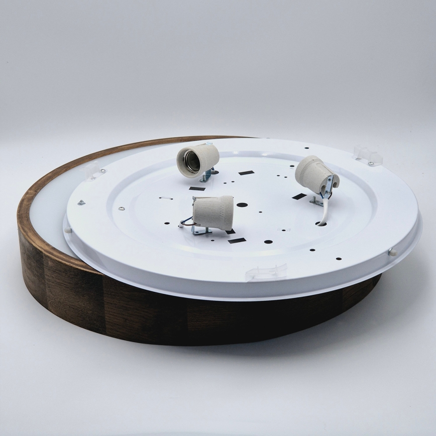 Brilagi - LED Stropna svetilka CARVALHO 3xE27/60W/230V hrast oreh pr. 47 cm