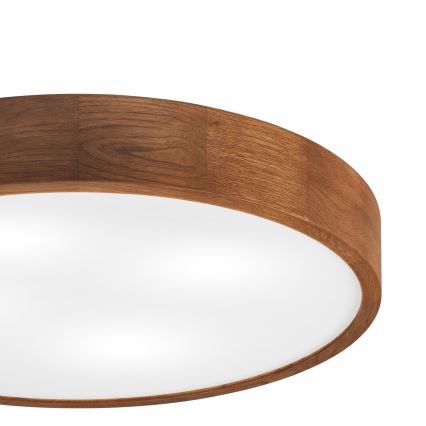 Brilagi - LED stropna svetilka CARVALHO 4xE27/60W/230V hrast češnja premer 57,5 cm