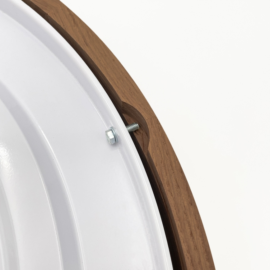 Brilagi - LED stropna svetilka CARVALHO 4xE27/60W/230V hrast češnja premer 57,5 cm