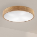 Brilagi - LED Stropna svetilka CARVALHO 4xE27/60W/230V hrast ø 57,5 cm
