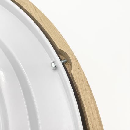 Brilagi - LED Stropna svetilka CARVALHO 4xE27/60W/230V hrast ø 57,5 cm